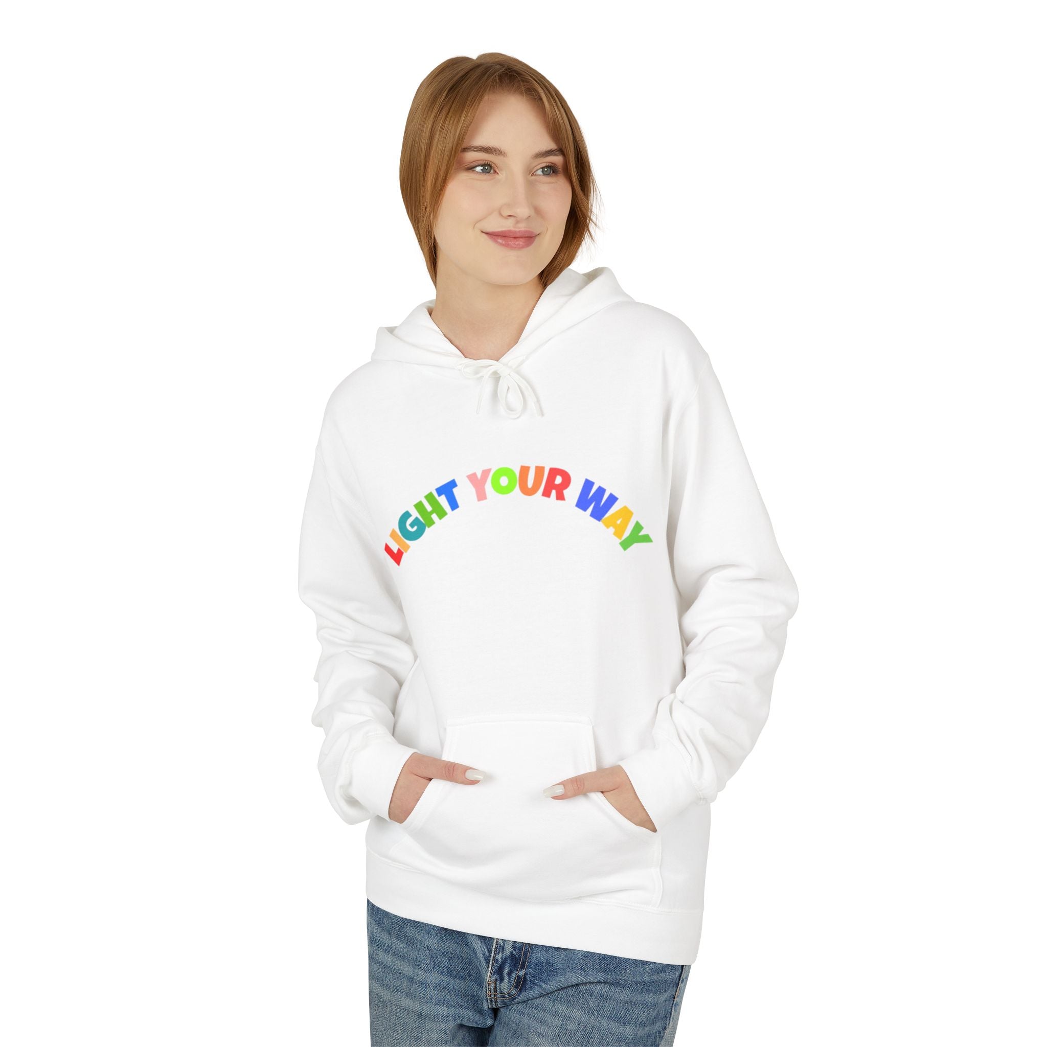 Light Your Way Hoodie Cozy Fleece Pullover